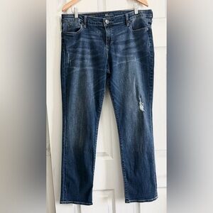Kut from the Kloth Dark Blue Straight Leg Jeans